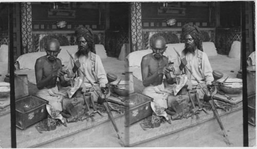 A Hindu Goldsmith, Bombay India