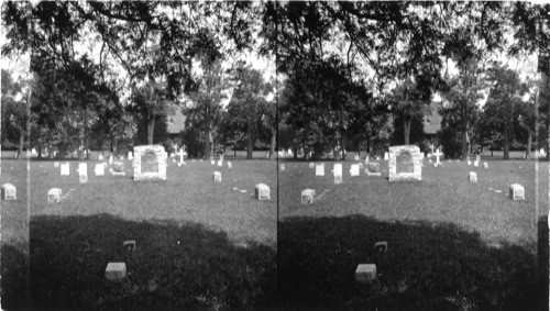 Monument and Corner Markers of First State House of Maryland at St. Mary's City, Maryland