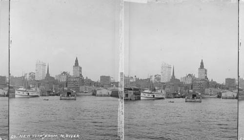 New York from N. River. N.Y