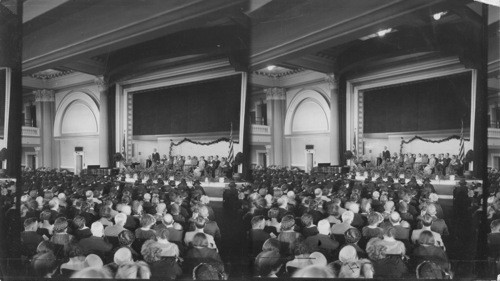 Graduating exercises, Assembly Hall, Chicago