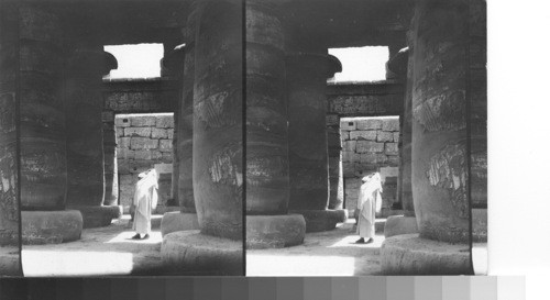 Within the Hypostyle Hall, Temple of Khons, Karnak, Egypt