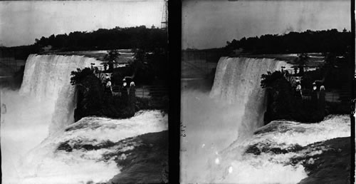 Luna Falls and Island and the American Falls from Goat Island