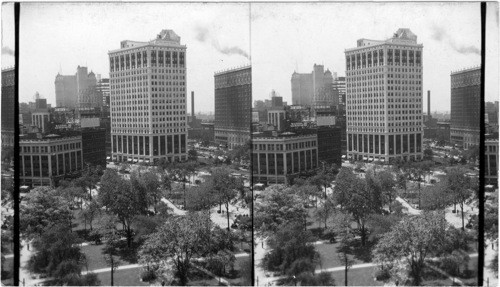 From Free Press Bldg., N.E. to Washington Blvd., Detroit, Mich. From Y.M.C.A. (At Whiterell & Adams St.) to Grand Circus Park - Detroit, Mich