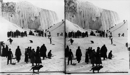 Niagara in Winter. N. York