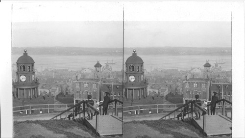 From Citadel Hill over Halifax and her land-locked harbor - Nova Scotia. Canada