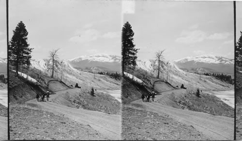 Pres. Roosevelt Trip in Montana. Y.N.P. - Mammoth Hot Springs