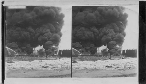 The great fifteen day fire of the standard oil company's tanks. 1900. N.J