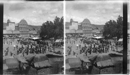 Palace of the Winds from Shiva Temple, Jeypore, India