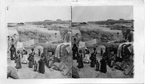 Life in One of the villages of the Plain of Esdrelon. Palestine