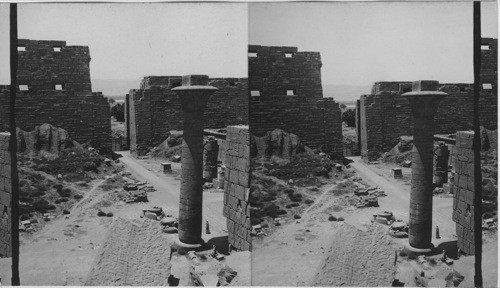 Great Temple at Karnak, N. from 2nd Pylon, Egypt