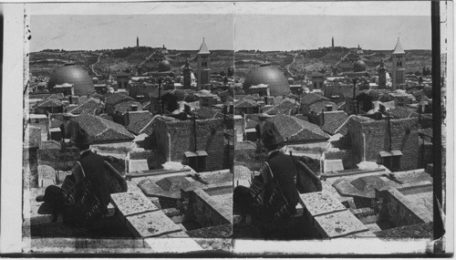 Jerusalem and Mt. of Olives - East from Latin Hospice