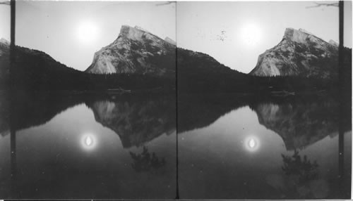 Alberta. Vermillion Lake, and Mt. Rundle. Canada