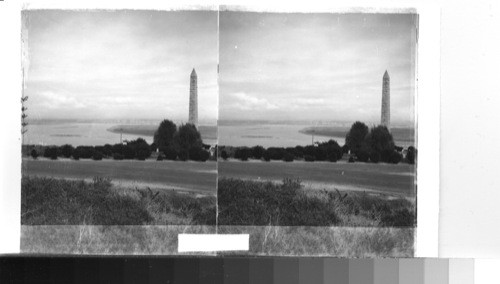 San Diego from Point Loma, Bennington Monument in the foreground, California. 1915