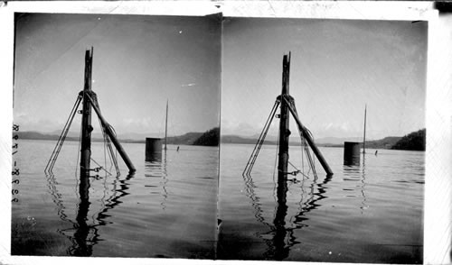 The "Merrimac" as it lies at the entrance to Santiago Harbor, Cuba