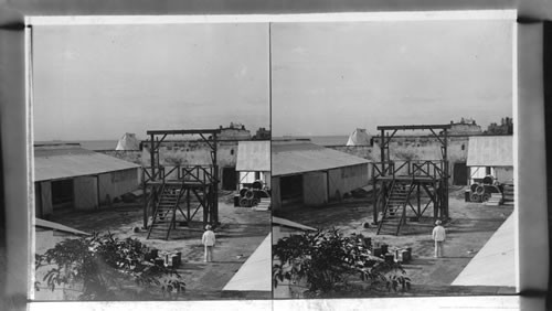 The Execution Scaffold in Fort Malate, P.I.'s Obsolete Or Otherwise Not Very Usable E E Baker 1929