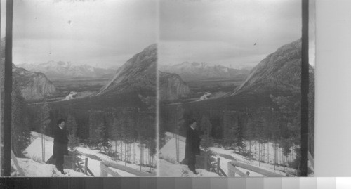 Valleys & mountains galore from Hot Springs, Banff, Rocky Mountain Park