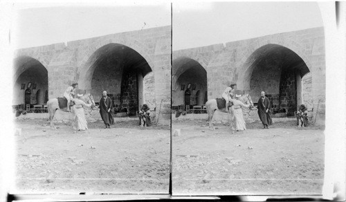 Palestine. The Good Samaritan at the Inn on the Road to Jericho