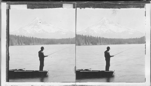 Mt. Hood (11,225 ft.) one of America's famous mountains, from Lost Lake. Oregon