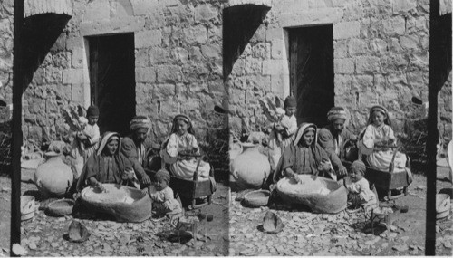 Scene in a native home, Palestine