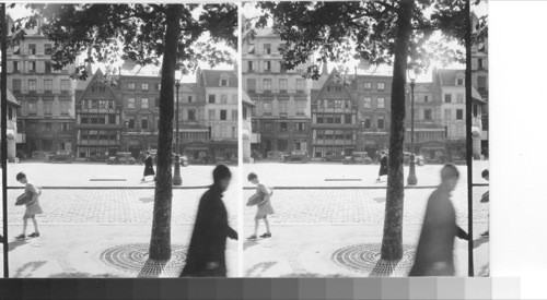 Where Joan of Arc was burned stab marks the spot. Rouen, France