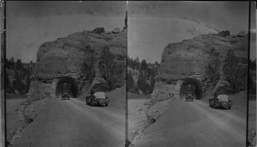 Red Canyon Road and Tunnel. Utah