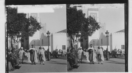 Scene in the Old Pirate City of Algiers, Algeria, Africa