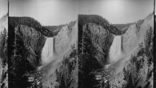 View of Great Falls from below Yellowstone National Park, Colorado