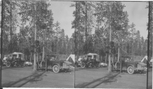 Getting Breakfast in Auto Camp, Old Faithful