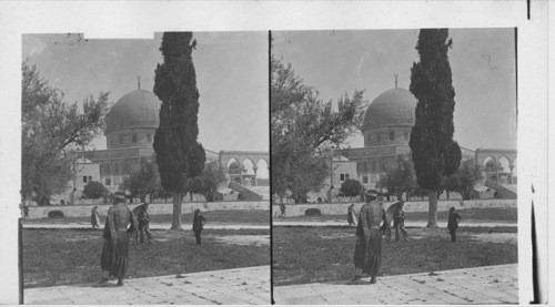 Mosque of Omar, Jerusalem. Palestine