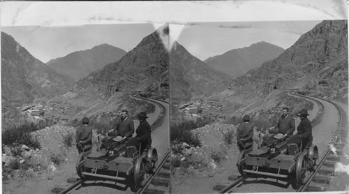 Tunnel in famous Oroya Railway, which runs from the coast up through the Andes, Peru