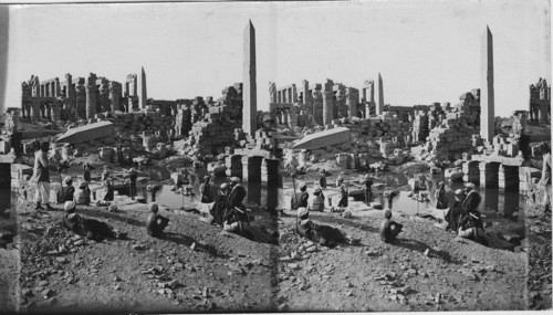 The Obelisk of Hatasu, Futmes I The Great Temple of Amon, Karnak, Egypt