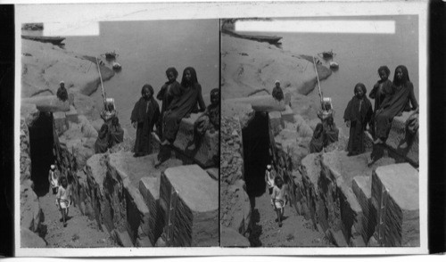 The Nilometer on Island of First Cataract. Egypt