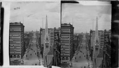 Broad St. Philadelphia's finest street from City Hall