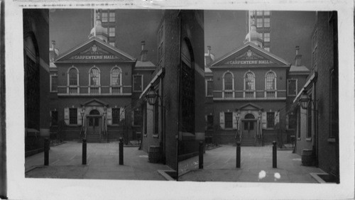 Carpenter Hall where first Continental Congress met in 1774, Philadelphia, Pa