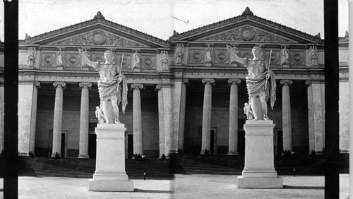 Caesar at the Fine Arts Building Worlds Columbian Exposition