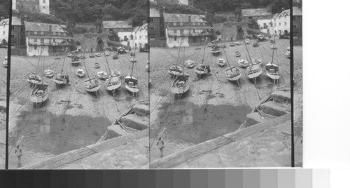 The Harbor at Low Tide, Clovelly, England. Feb.1933 Service