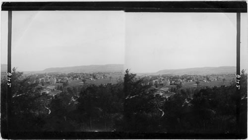 Hamilton , N.Y . from Seminary Observatory