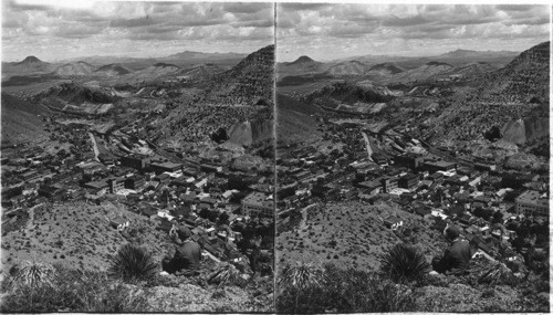 Arizona. New U.S. tour subjects. Overlooking Bisbee. One of the richest and most productive copper regions in the world. Arizona