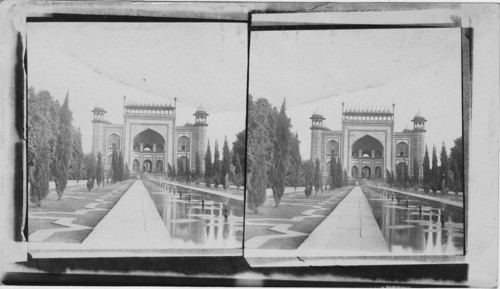 Entrance Gateway to the Peerless Taj Mahal Agra, India