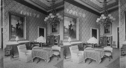 Private Reception Room. White House. Wash. D.C