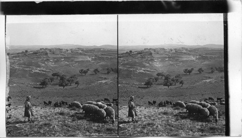 A nathoth Jeremiah’s hometown, - out-look northeast toward Jordan and Gilead. Palestine