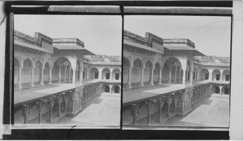 Interior of the Fort, Agra, India