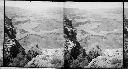 North over Grand Canyon. Ariz