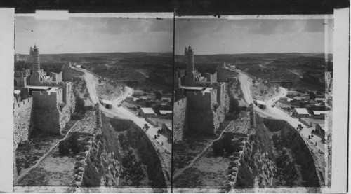 Jerusalem on the West - View South from new Tower by Jaffa Gate