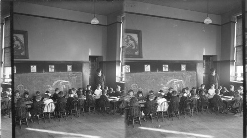 Kindergarten Class, Altgeld Public School, Ill