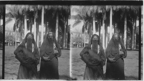 Veiled Women, Cairo (?), Egypt