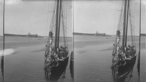 Fishing Krawler in harbor, Canso, N.S. Canada