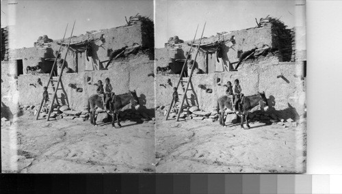 A Hopi Indian Home. Arizona