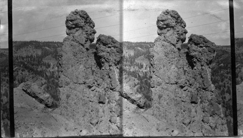 Rock Formations, Looking over Toltec Valley, Colorado