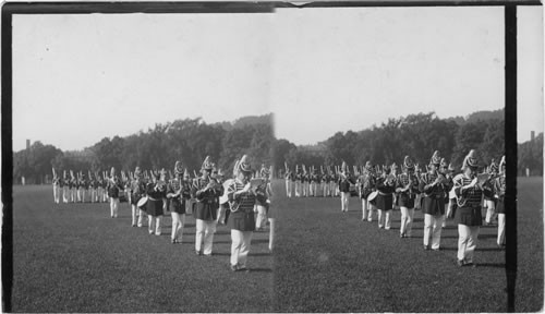 Military band at West Point, N.Y